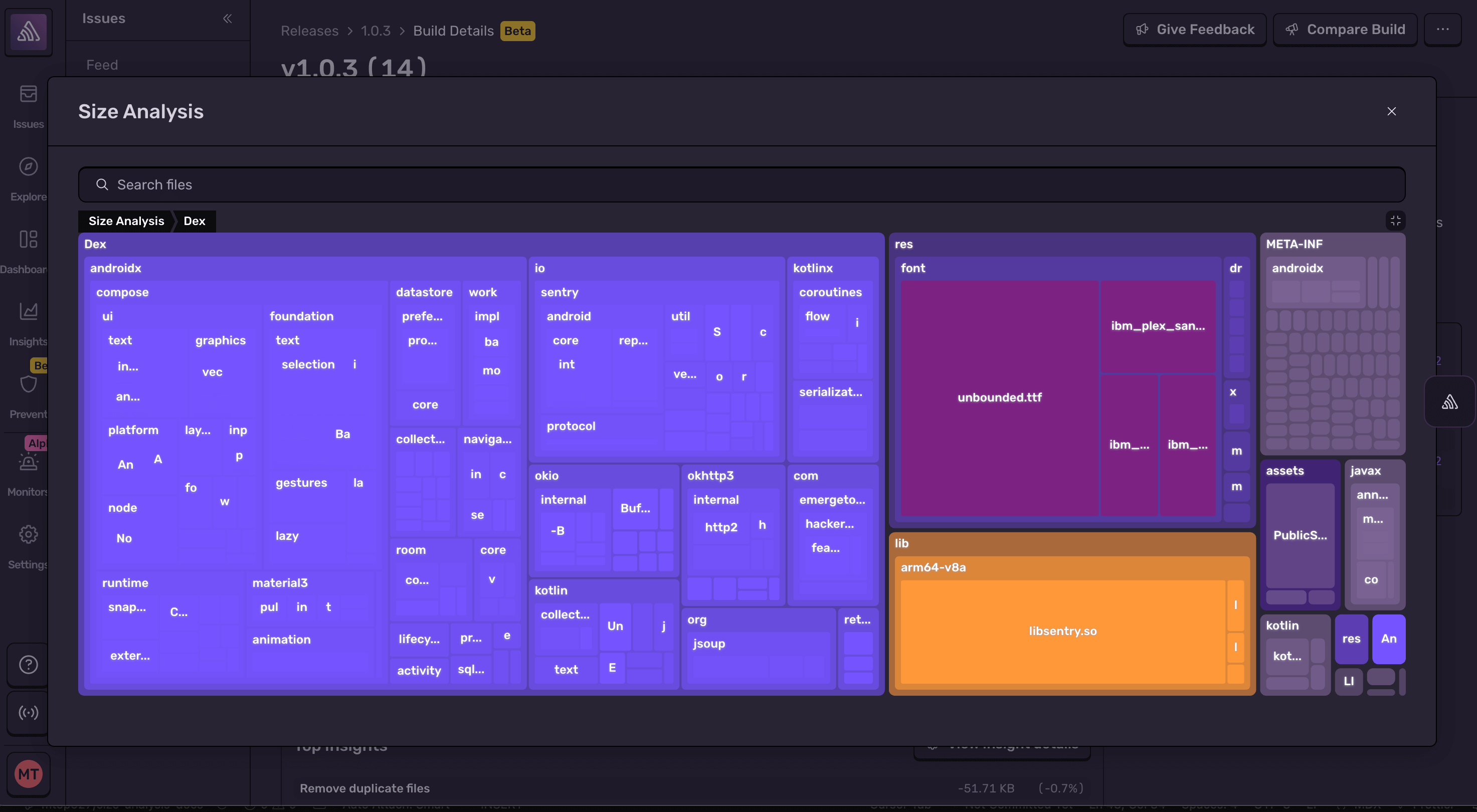 Build details screenshot placeholder